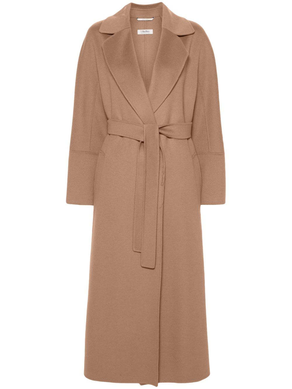 'S Max Mara belted virgin wool coat - Brown von 'S Max Mara