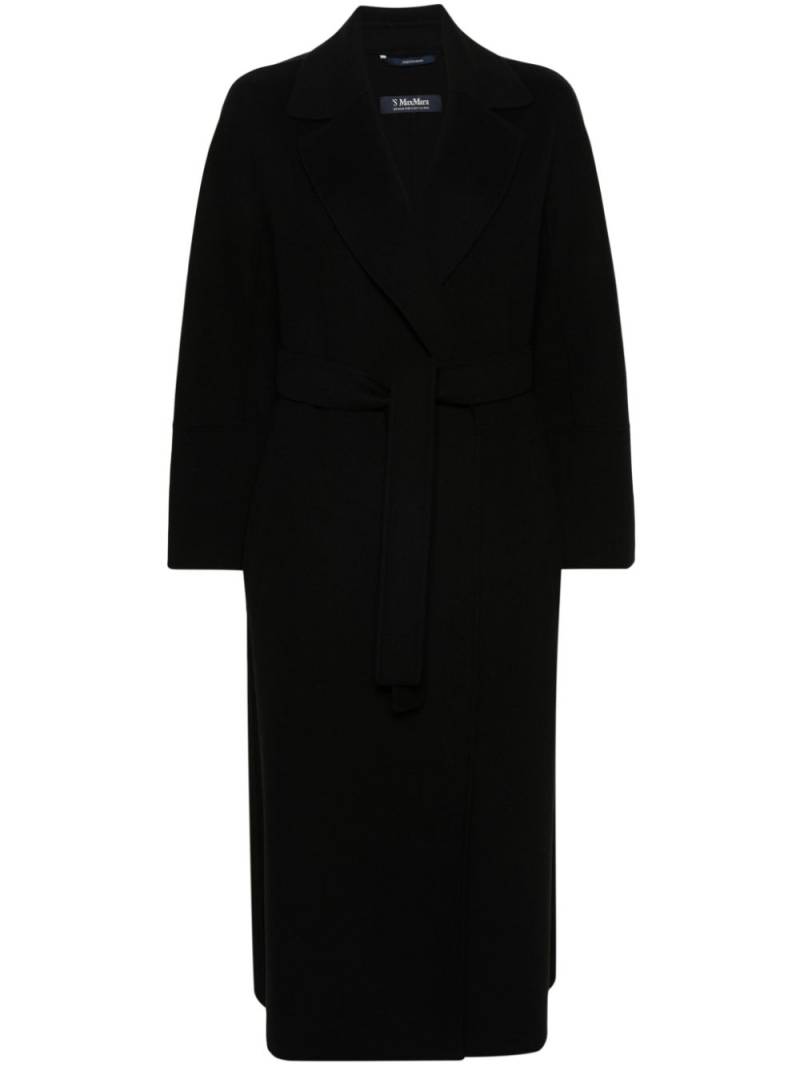 'S Max Mara belted wool trench coat - Black von 'S Max Mara