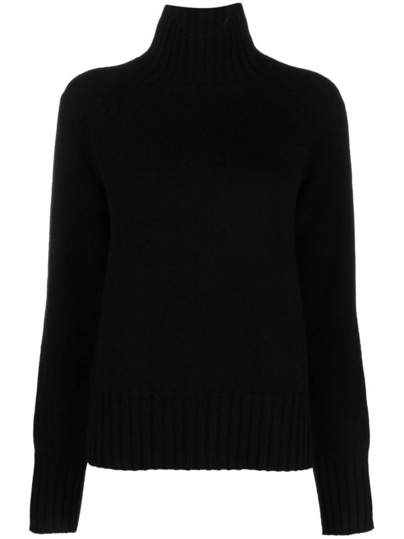 'S Max Mara drop-shoulder roll-neck jumper - Black von 'S Max Mara