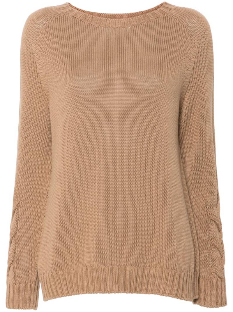 'S Max Mara fine-knit cotton jumper - Neutrals von 'S Max Mara