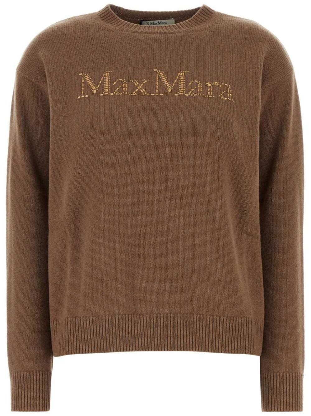 'S Max Mara logo-embellished sweater - Brown von 'S Max Mara