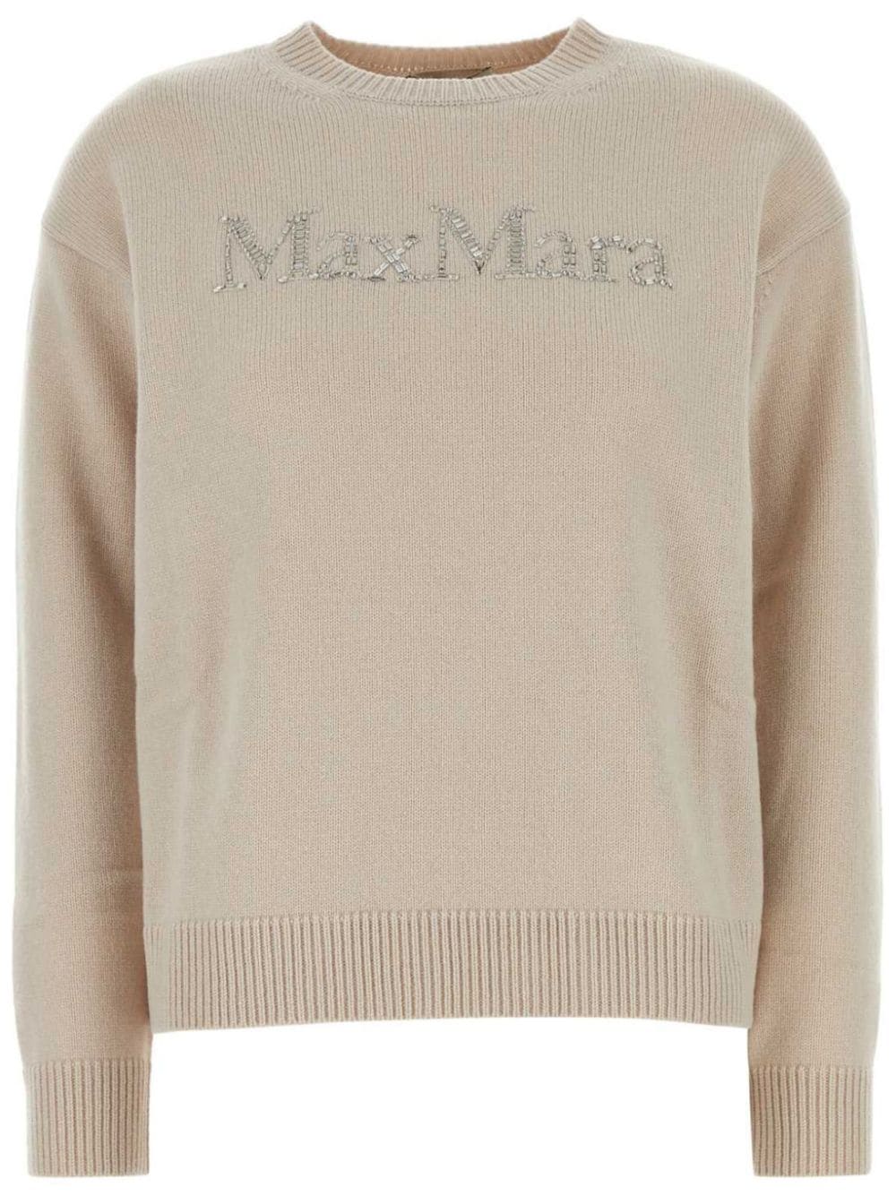 'S Max Mara logo-embellished sweater - Neutrals von 'S Max Mara