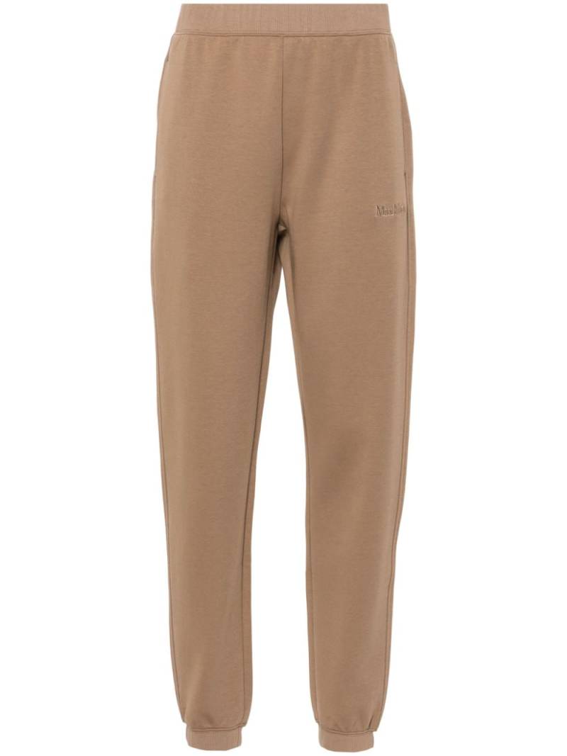 'S Max Mara logo-embroidered track pants - Brown von 'S Max Mara