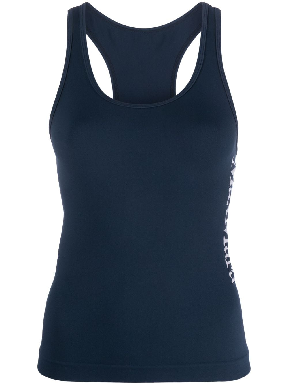 'S Max Mara logo-print racerback tank top - Blue von 'S Max Mara