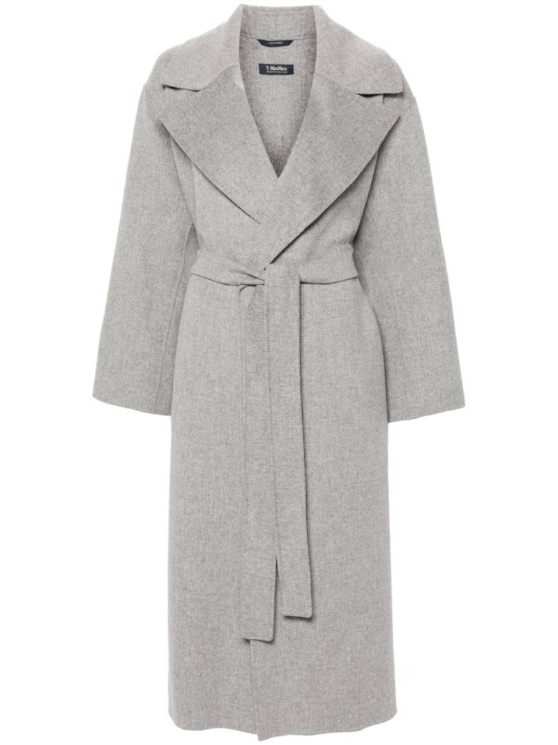 'S Max Mara mélange-effect wool coat - Grey von 'S Max Mara