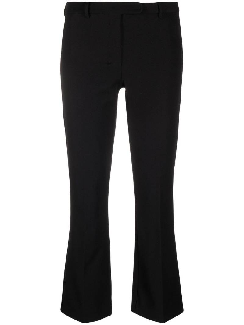 'S Max Mara mid-rise kick flare trousers - Black von 'S Max Mara