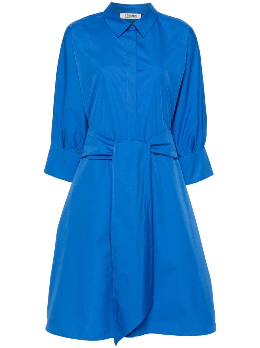 'S Max Mara poplin midi shirt dress - Blue von 'S Max Mara