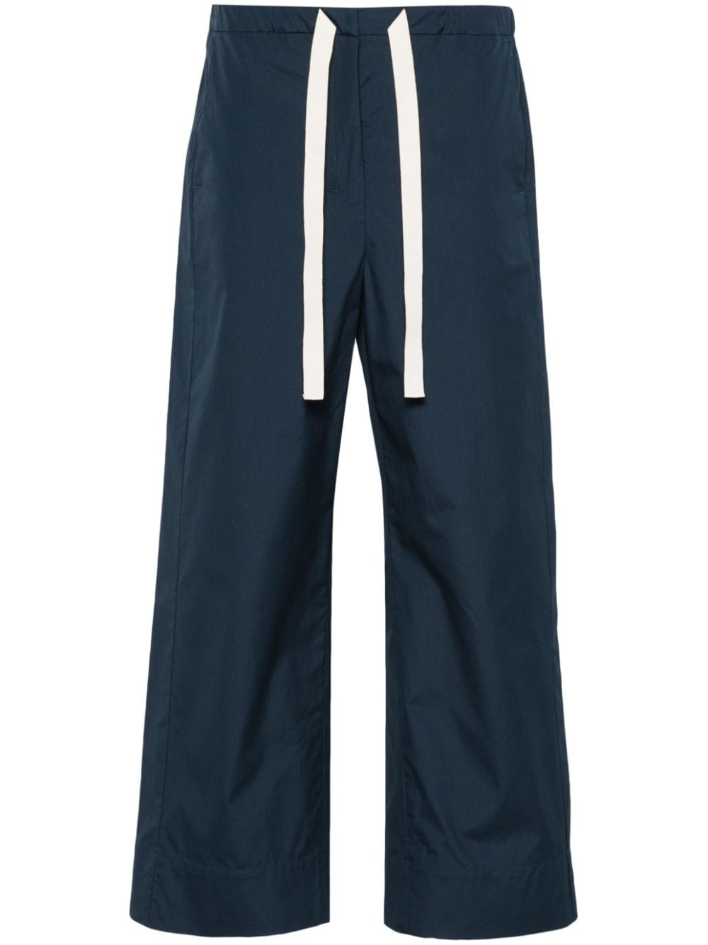 'S Max Mara poplin straight-leg trousers - Blue von 'S Max Mara