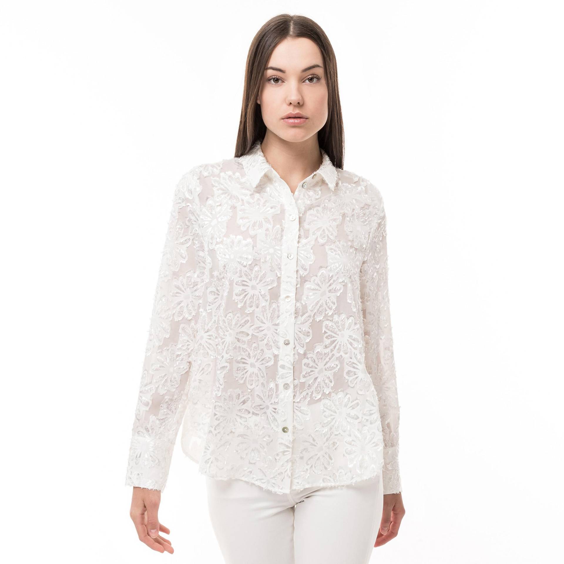 Bluse Damen Weiss 38 von S. Oliver Black Label