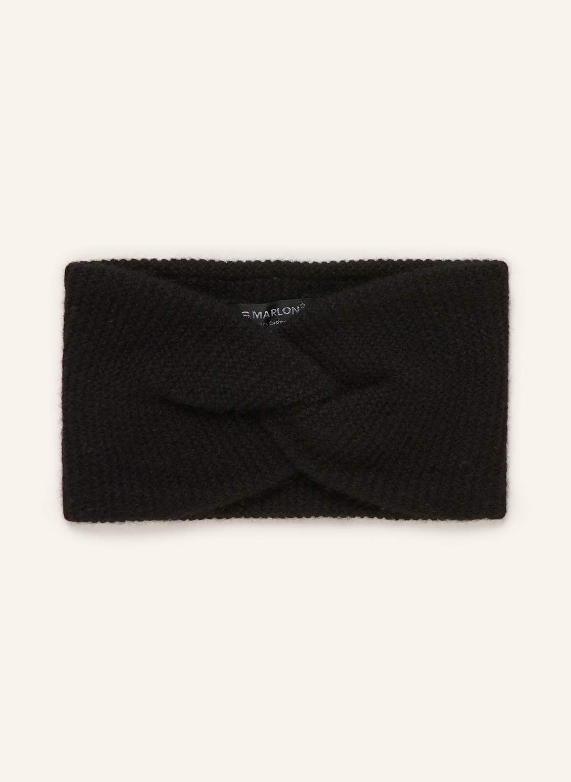 S.Marlon Stirnband Aus Cashmere schwarz von S.MARLON