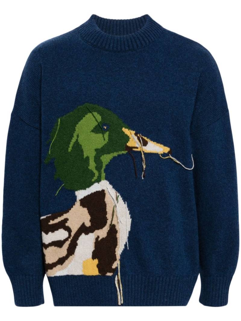 S.S.DALEY Mallard wool jumper - Blue von S.S.DALEY