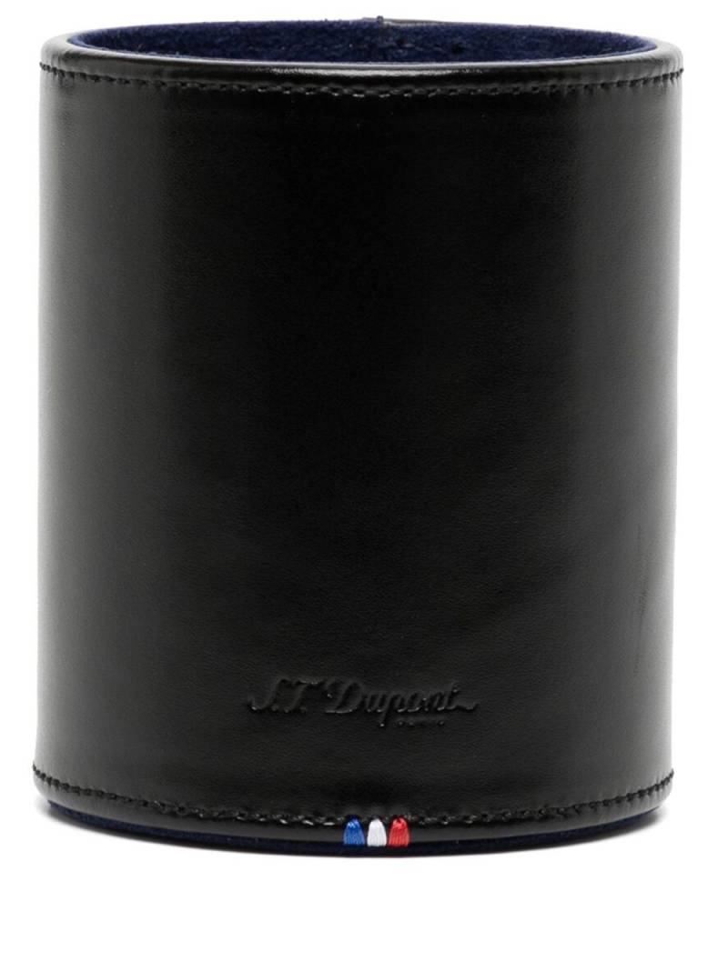 S.T. Dupont Line D leather pen pot - Black von S.T. Dupont