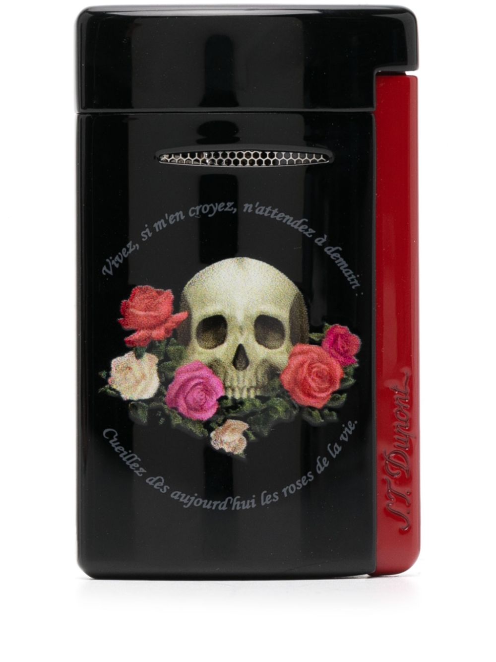 S.T. Dupont Minijet Memento Mori lighter - Black von S.T. Dupont