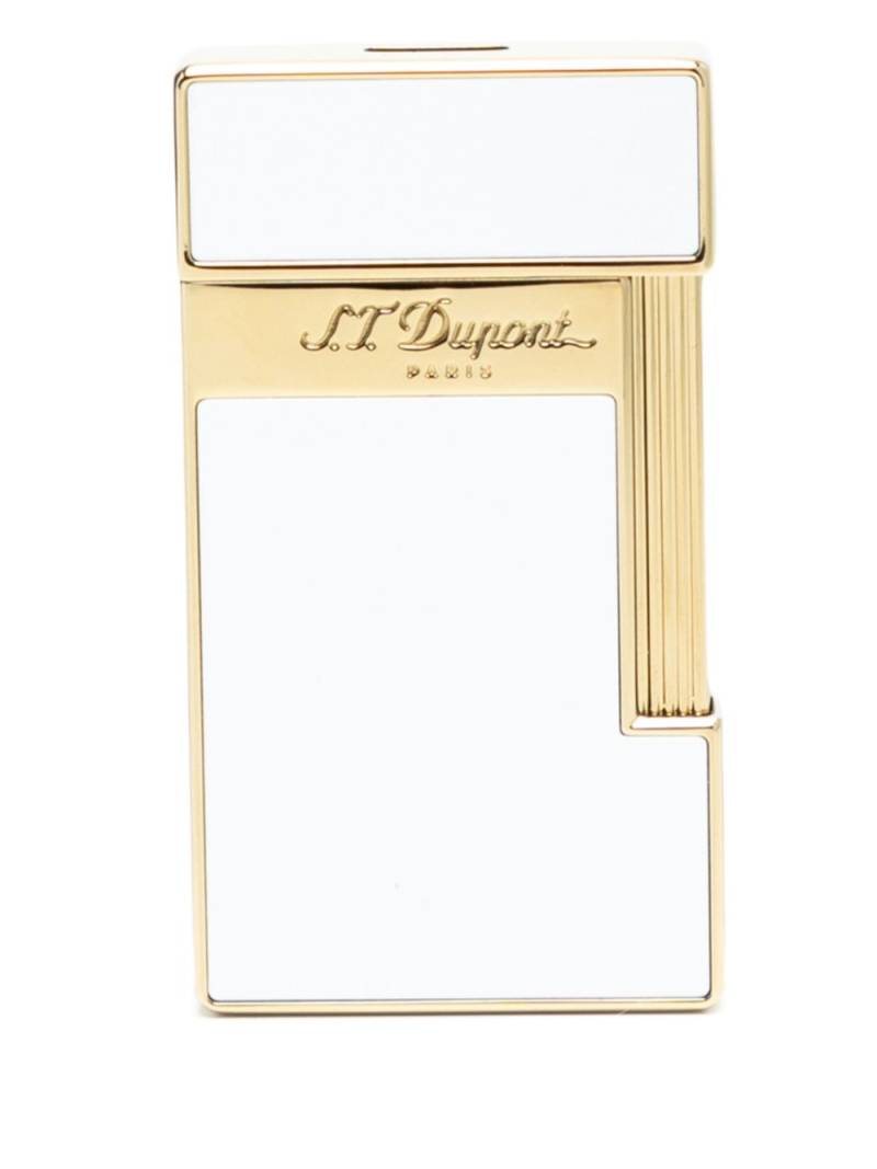 S.T. Dupont Slimmy logo-engraved lighter (6.5cm x 3.5cm) - White von S.T. Dupont