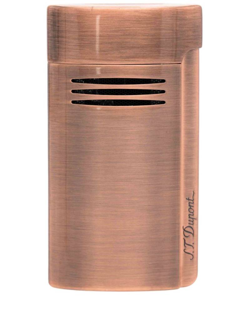 S.T. Dupont brushed-finish Megajet lighter - Brown von S.T. Dupont