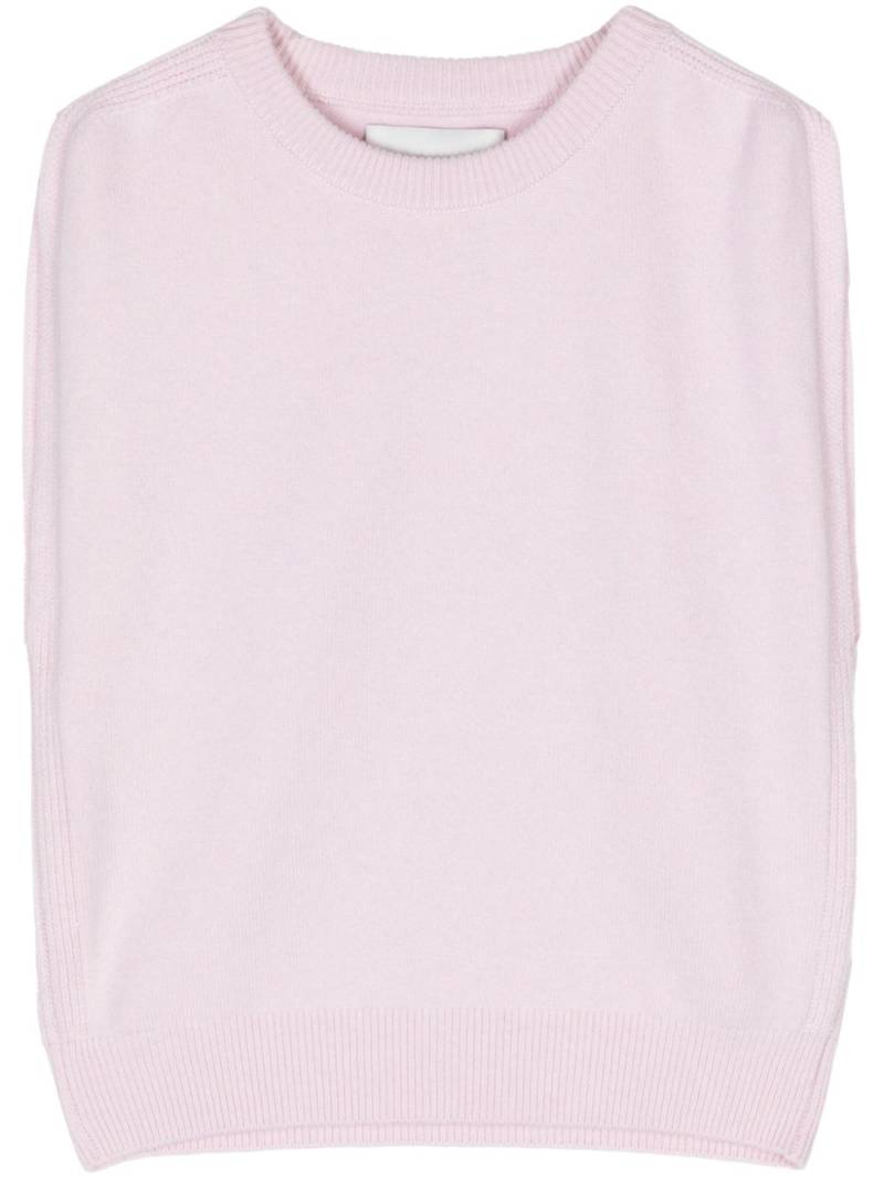 SA SU PHI fine-knit cashmere vest - Pink von SA SU PHI