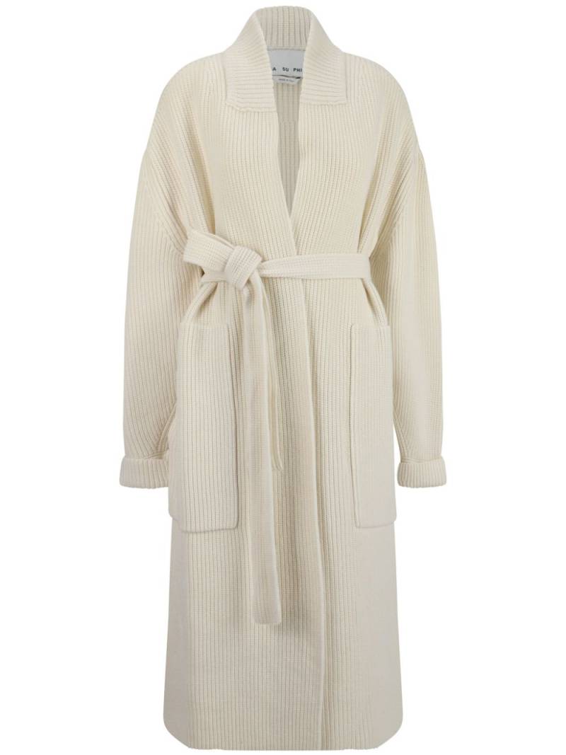 SA SU PHI long cardigan - Neutrals von SA SU PHI