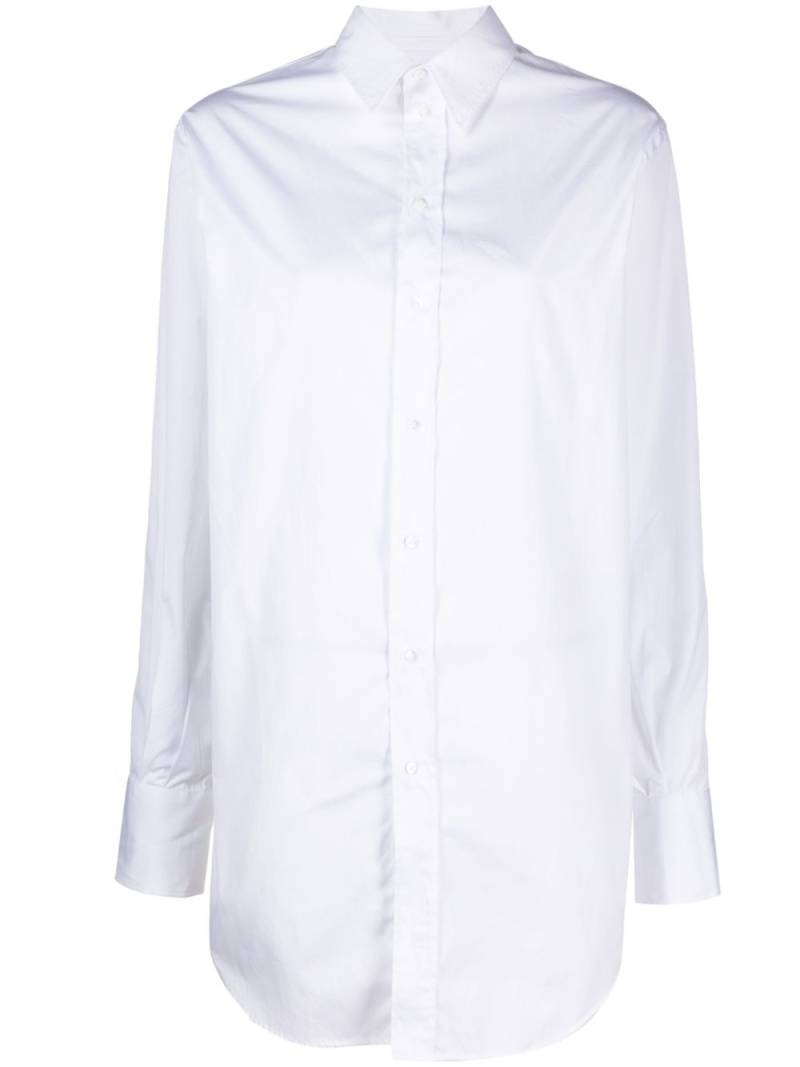 SA SU PHI long-sleeve cotton shirt - White von SA SU PHI