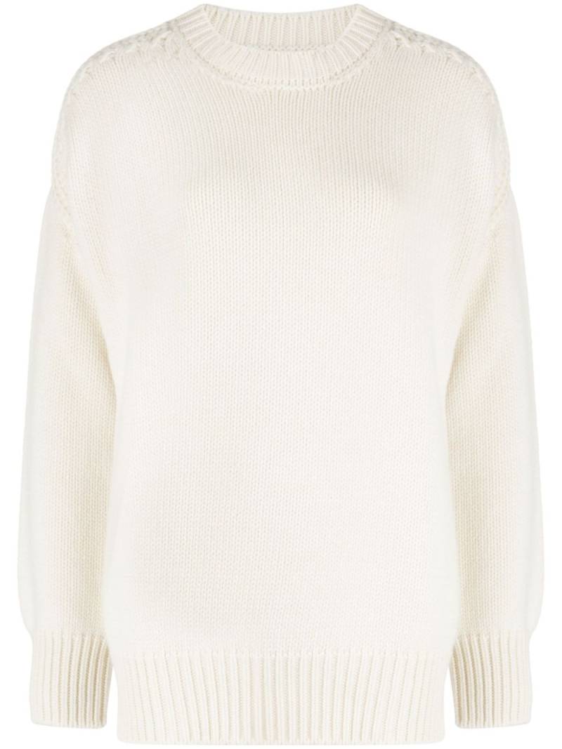 SA SU PHI round-neck cashmere jumper - Neutrals von SA SU PHI