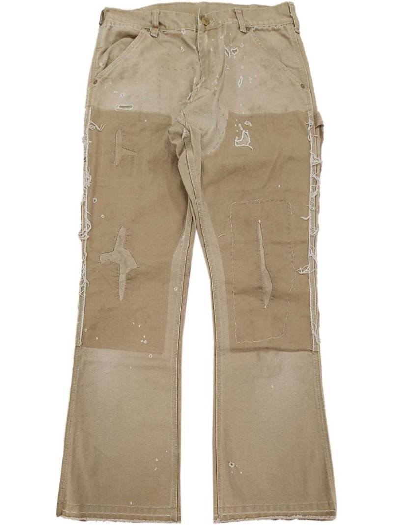 SAINT MXXXXXX Double Knee trousers - Neutrals von SAINT MXXXXXX