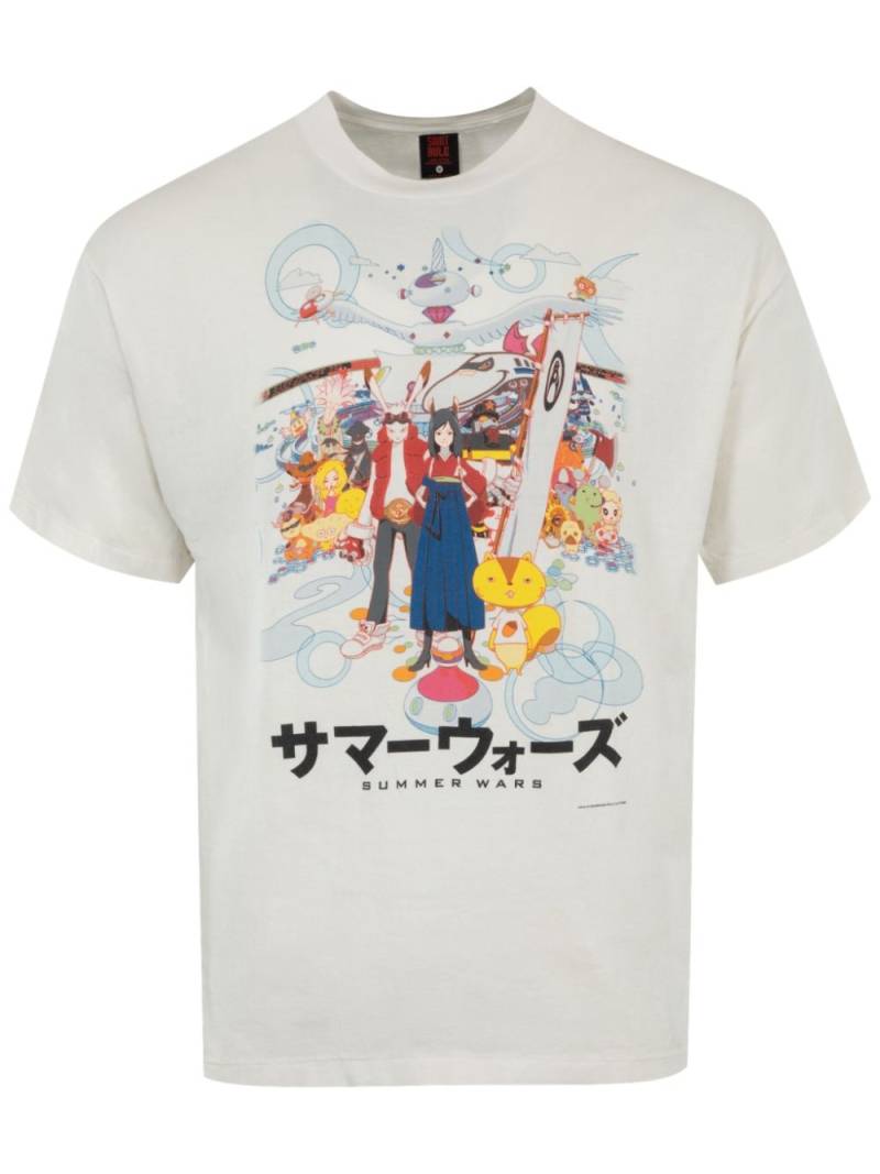 SAINT MXXXXXX Summer Wars T-shirt - White von SAINT MXXXXXX