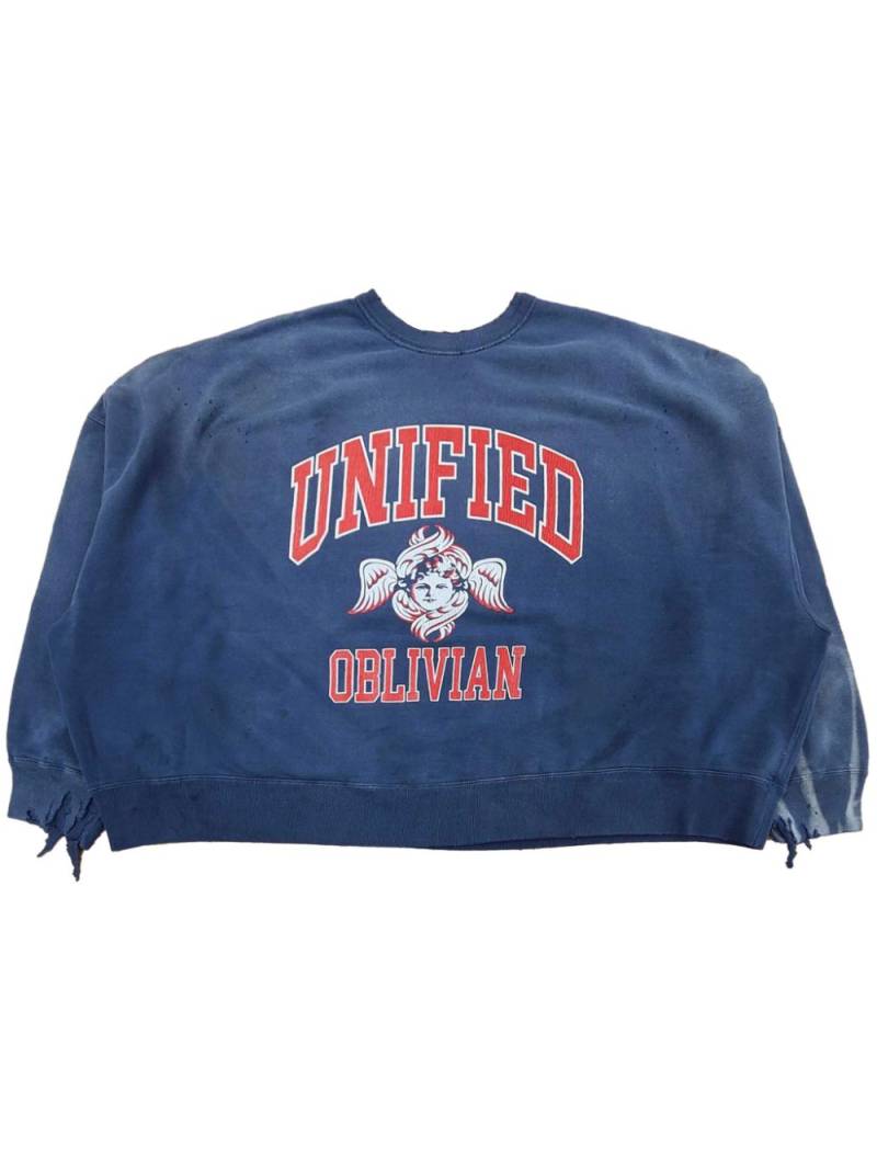 SAINT MXXXXXX Unified Oblivian sweatshirt - Blue von SAINT MXXXXXX