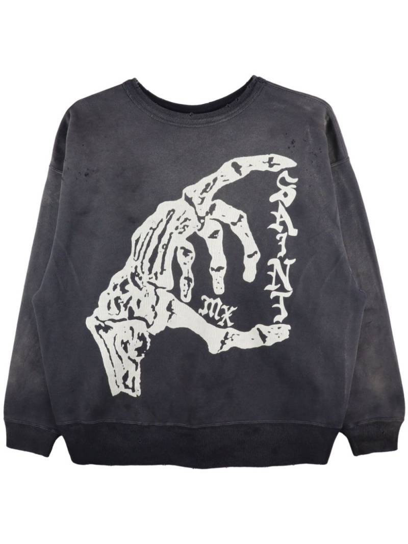 SAINT MXXXXXX graphic-print sweatshirt - Grey von SAINT MXXXXXX