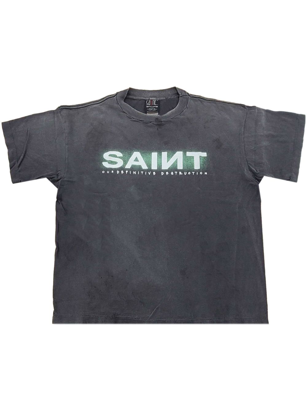 SAINT MXXXXXX logo-print cotton T-shirt - Black von SAINT MXXXXXX