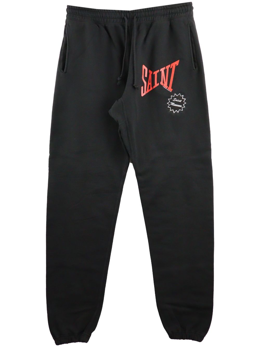 SAINT MXXXXXX logo-print cotton track pants - Black von SAINT MXXXXXX