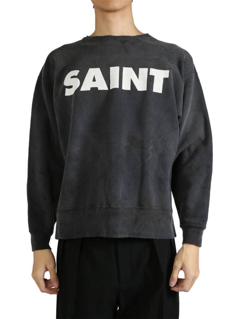 SAINT MXXXXXX logo-print sweatshirt - Grey von SAINT MXXXXXX