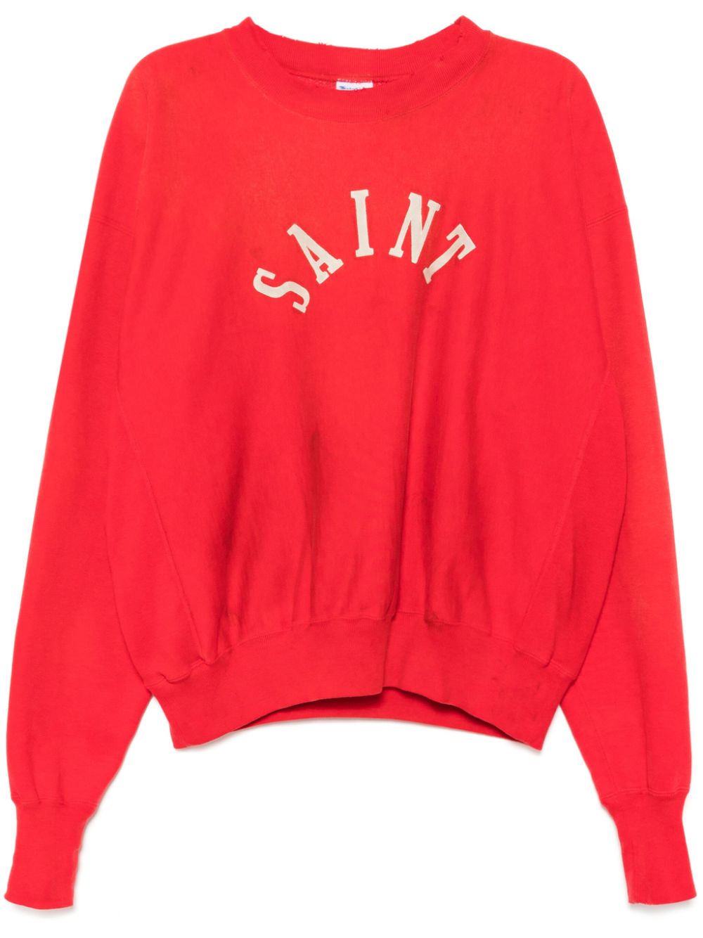 SAINT MXXXXXX logo-print sweatshirt - Red von SAINT MXXXXXX