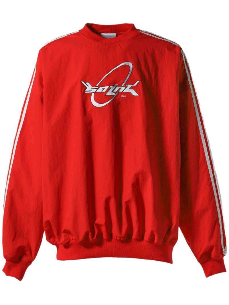 SAINT MXXXXXX logo-printed sweatshirt - Red von SAINT MXXXXXX