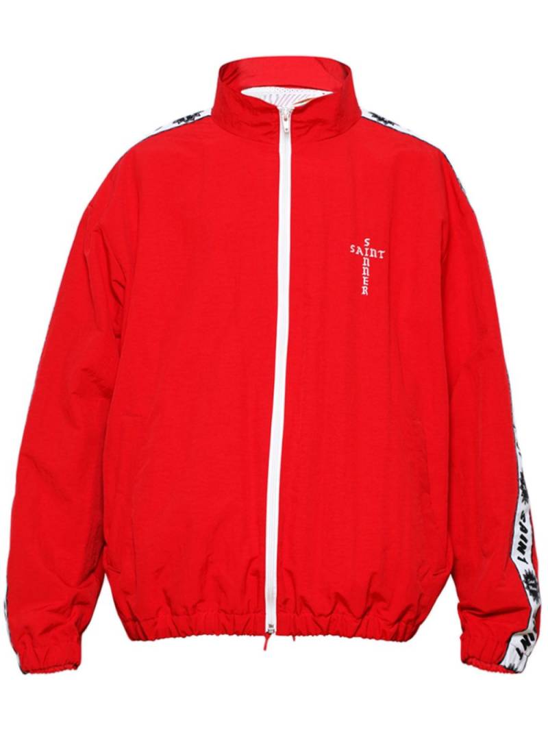 SAINT MXXXXXX logo-tape track jacket - Red von SAINT MXXXXXX