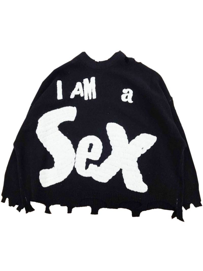 SAINT MXXXXXX x Sex Pistols embroidered sweater - Black von SAINT MXXXXXX