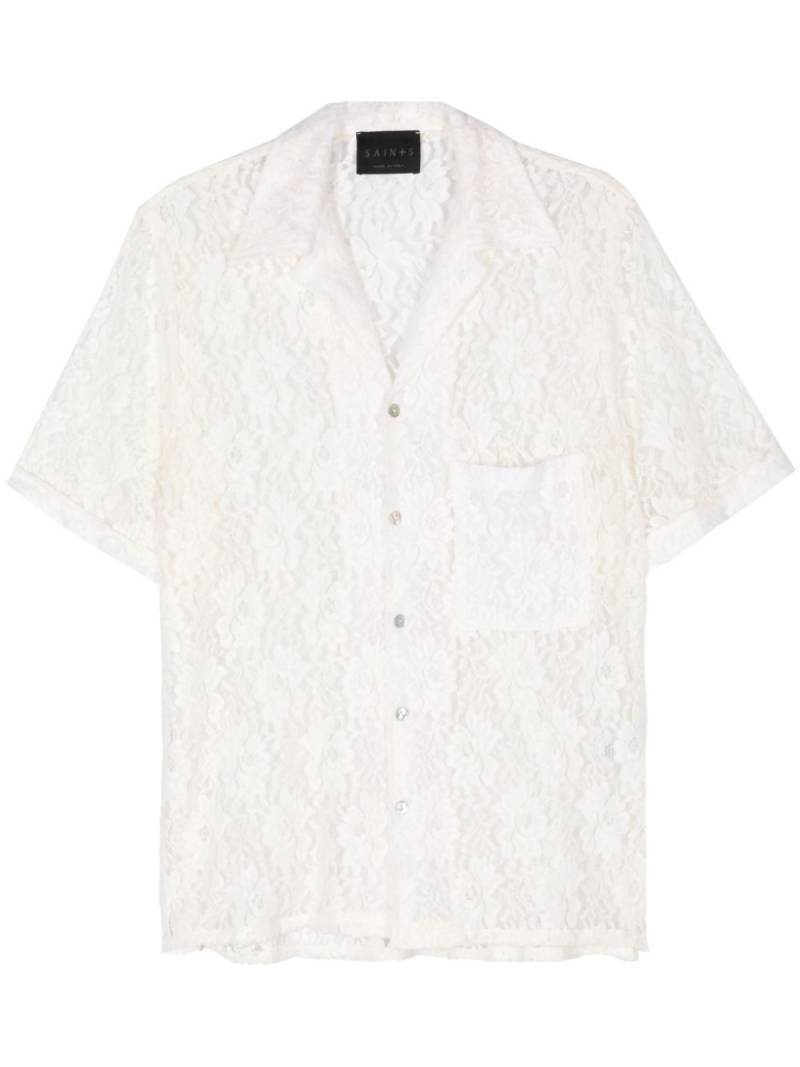 SAINTS STUDIO lace shirt - Neutrals von SAINTS STUDIO