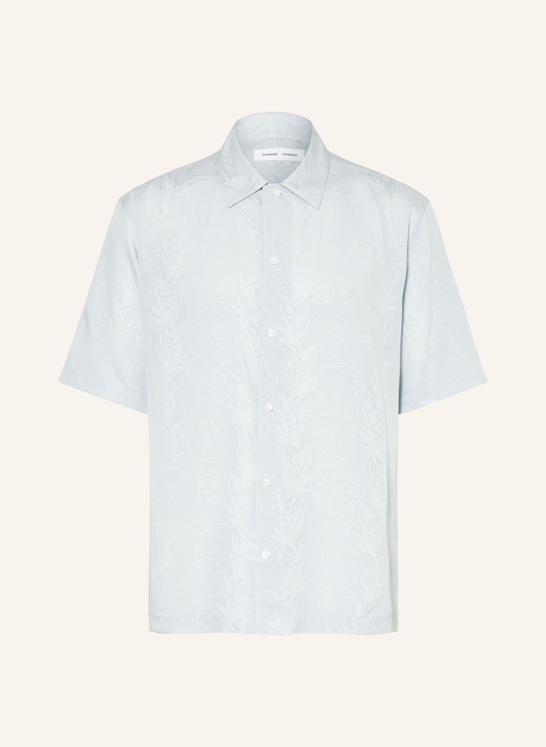 Samsøe  Samsøe Kurzarm-Hemd Saayo X Loose Fit blau von SAMSØE  SAMSØE