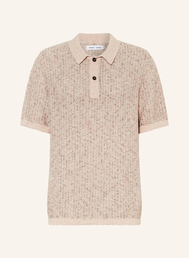 Samsøe  Samsøe Strick-Poloshirt Sarsene beige von SAMSØE  SAMSØE