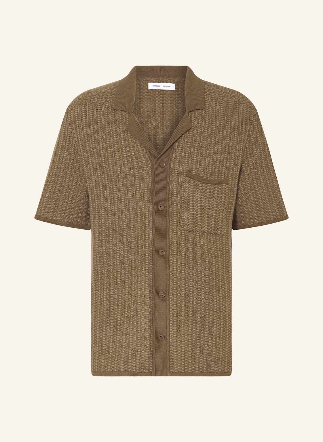 Samsøe Samsøe Strickhemd Sarhys Comfort Fit braun Samsøe Samsøe Strickhemd Sarhys Comfort Fit braun von SAMSØE SAMSØE