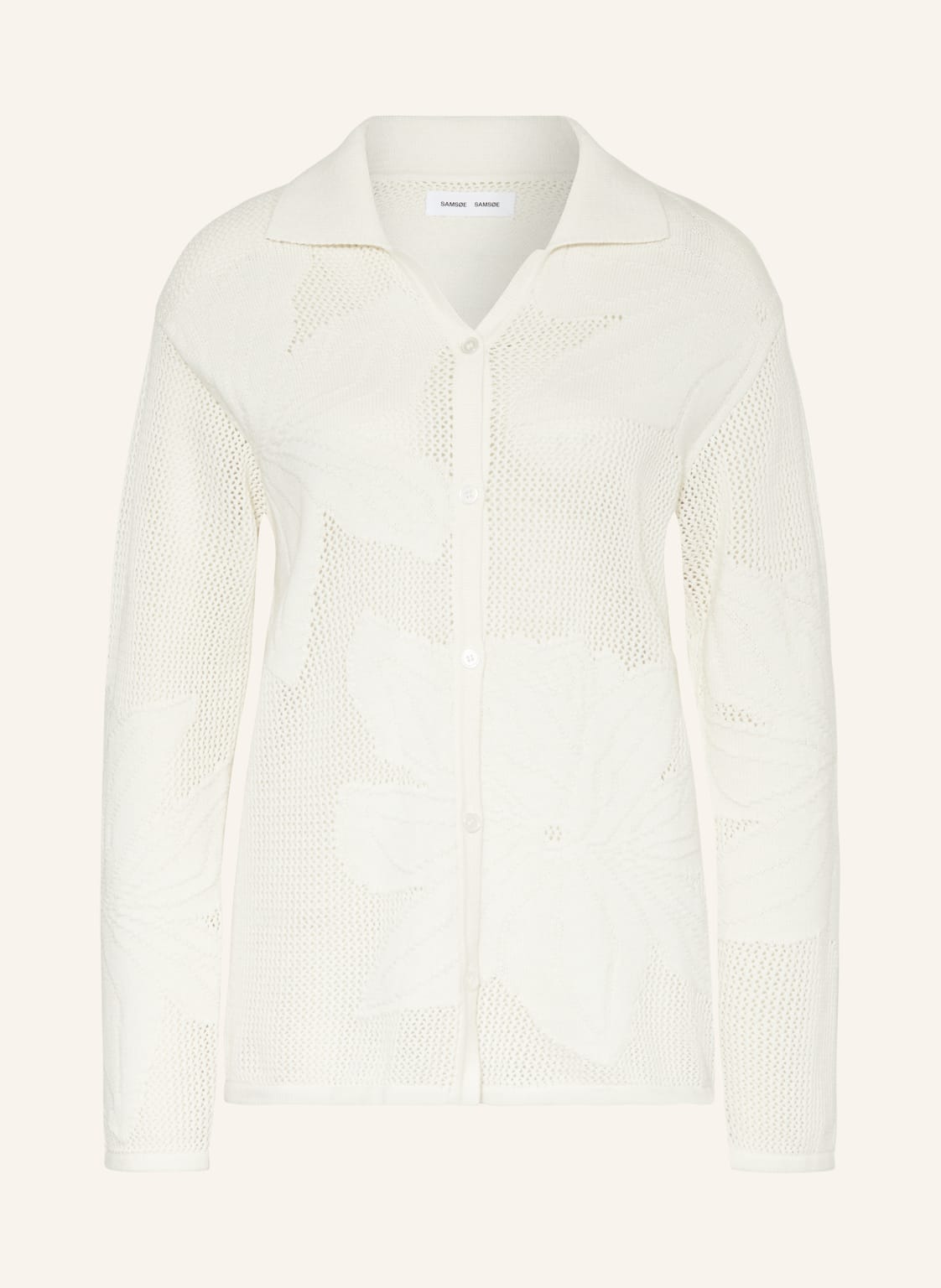 Samsøe Samsøe Strickjacke Sacona weiss Samsøe Samsøe Strickjacke Sacona weiss von SAMSØE SAMSØE