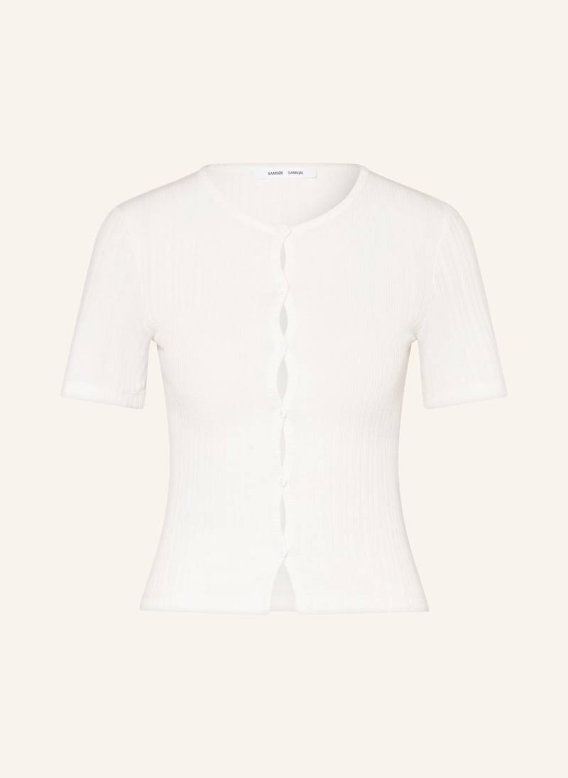 Samsøe  Samsøe Strickjacke Sajuni weiss von SAMSØE  SAMSØE