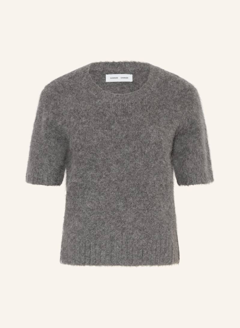 Samsøe  Samsøe Strickshirt Sajeanne Mit Alpaka grau von SAMSØE  SAMSØE