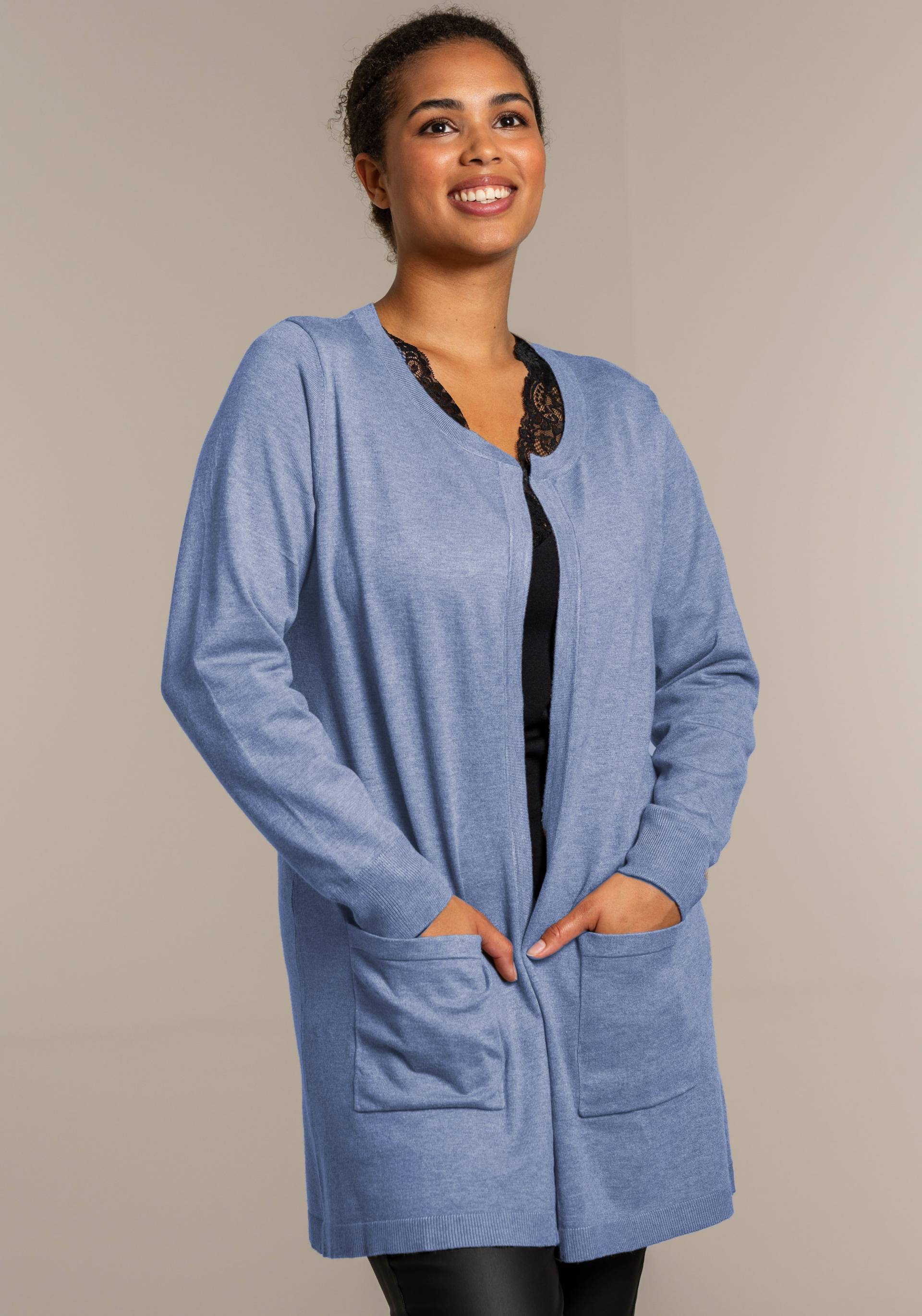 SANDGAARD Cardigan »Helsinki«, in melierter Optik SANDGAARD Cardigan »Helsinki«, in melierter Optik von SANDGAARD