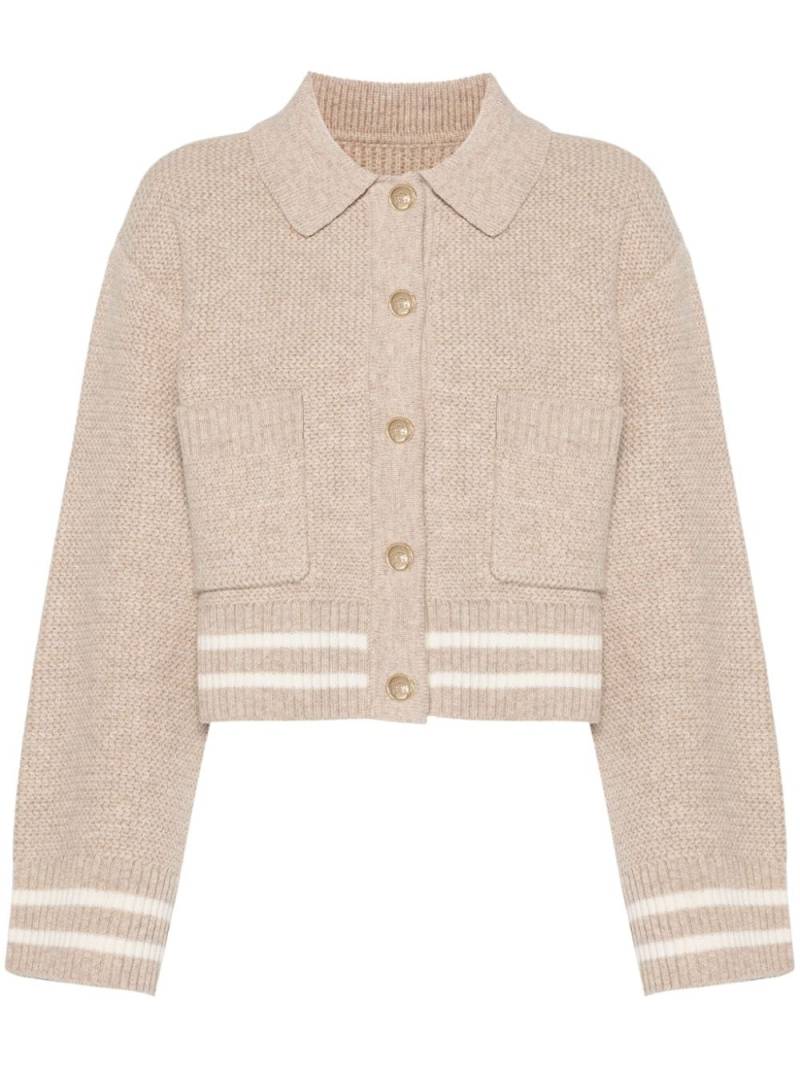 SANDRO Enchanteur wool cardigan - Neutrals von SANDRO