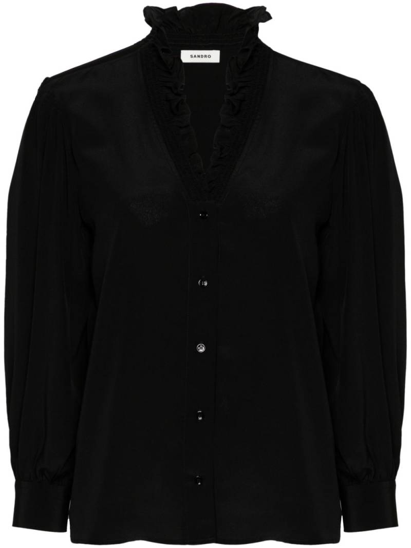 SANDRO Lisandro shirt - Black von SANDRO