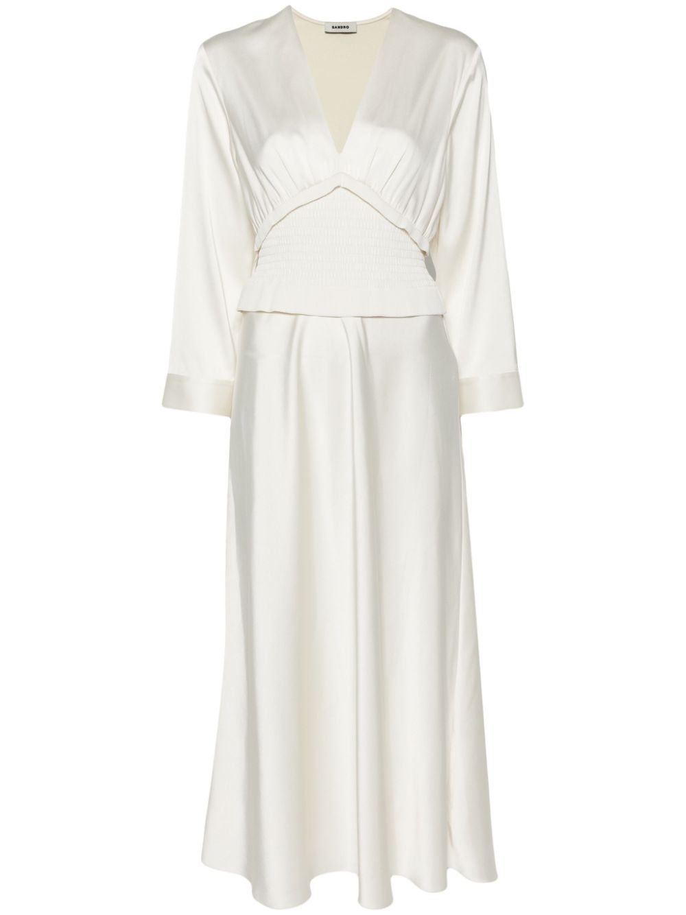 SANDRO Mahaut maxi dress - White von SANDRO