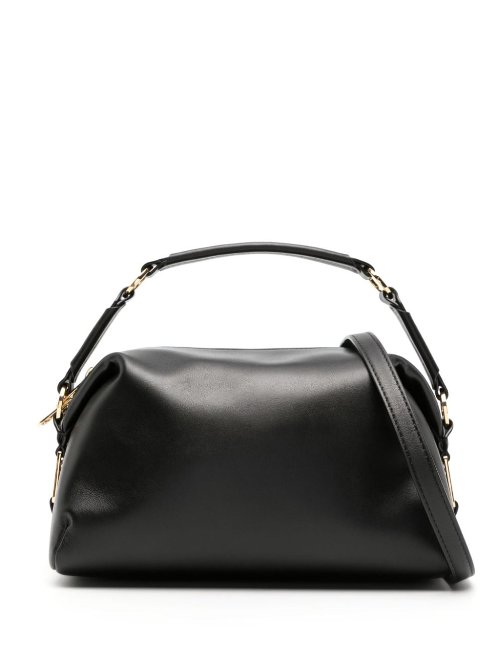 SANDRO Rittah leather tote bag - Black von SANDRO