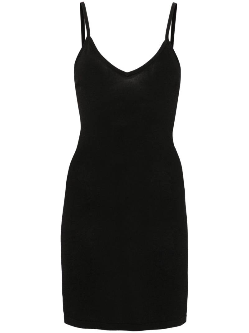 SANDRO V-neck mini dress - Black von SANDRO