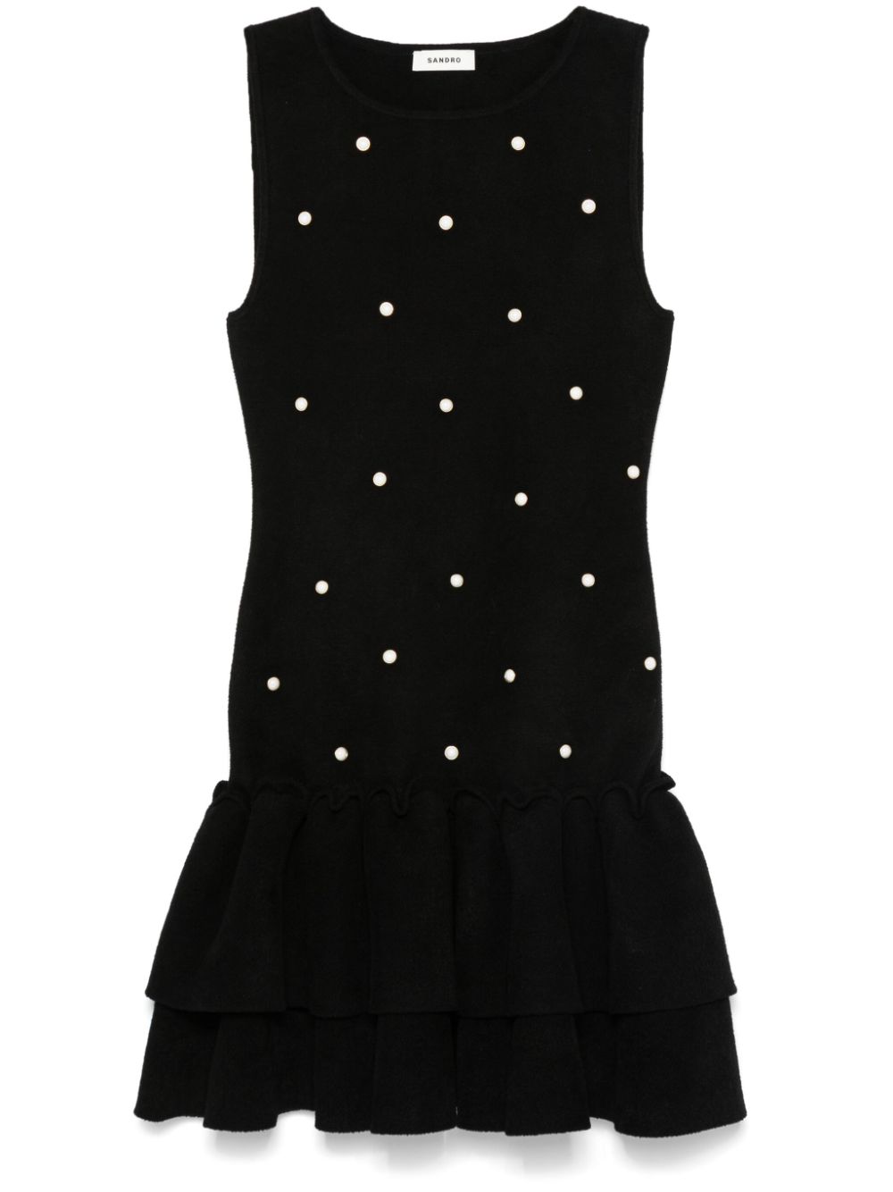 SANDRO bead-embellished mini dress - Black von SANDRO