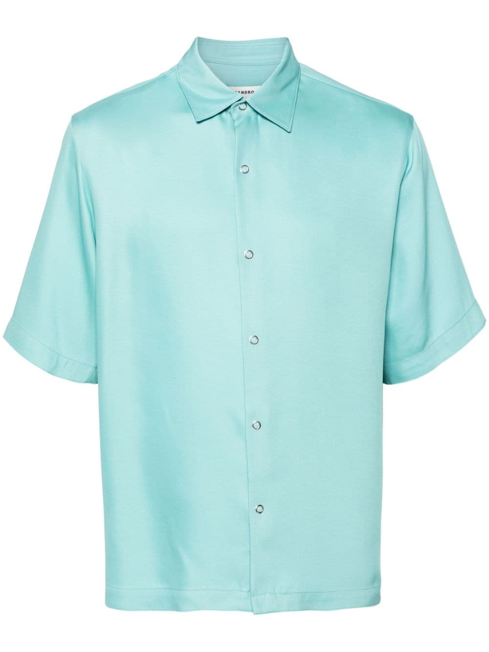 SANDRO button-front shirt - Blue von SANDRO