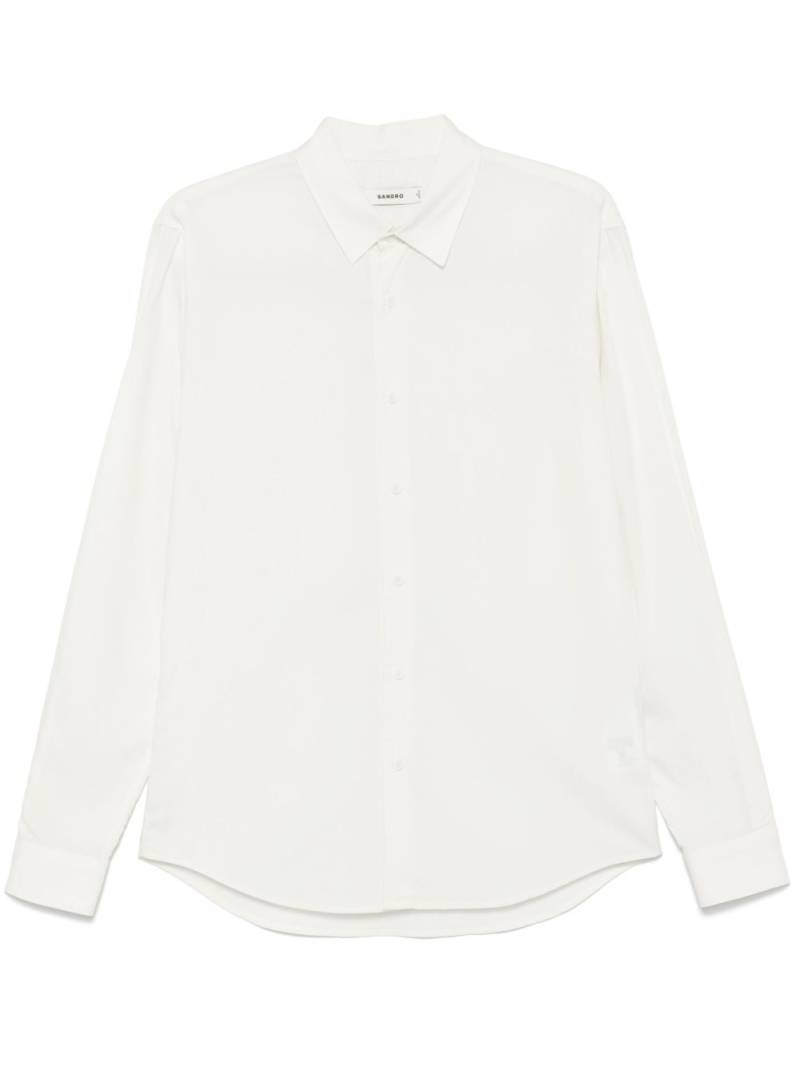 SANDRO classic-collar shirt - Neutrals von SANDRO